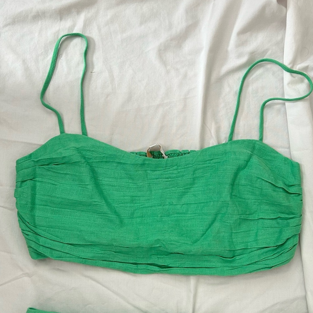 Linen crop top